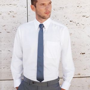 Fruit Of The Loom Long Sleeve Oxford Shirt